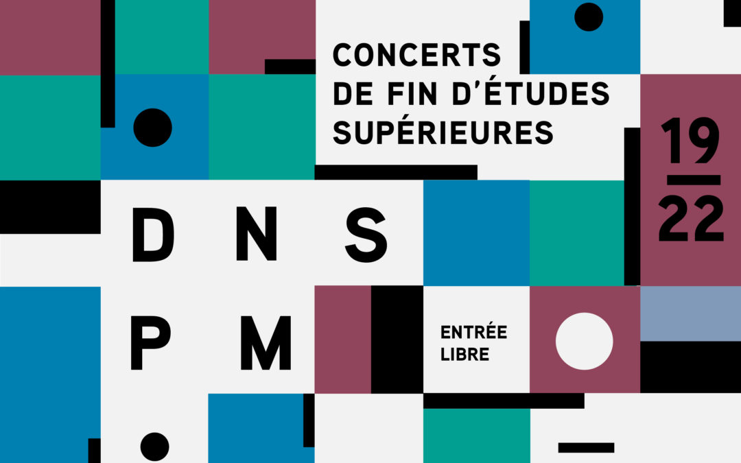 Concerts de fin d’études supérieures – DNSPM 2022