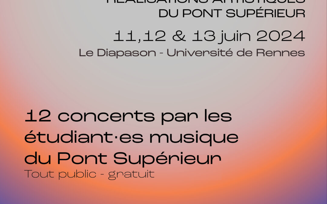 Le FRAP / concerts étudiants – Rennes