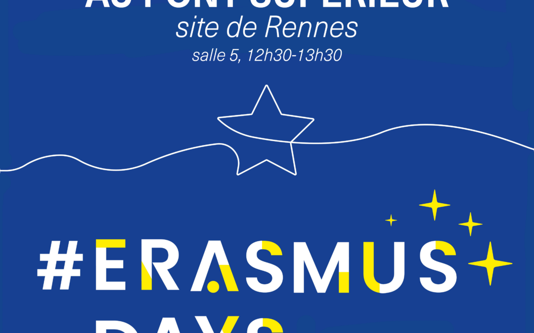 Les #ErasmusDays au département musique du Pont Supérieur